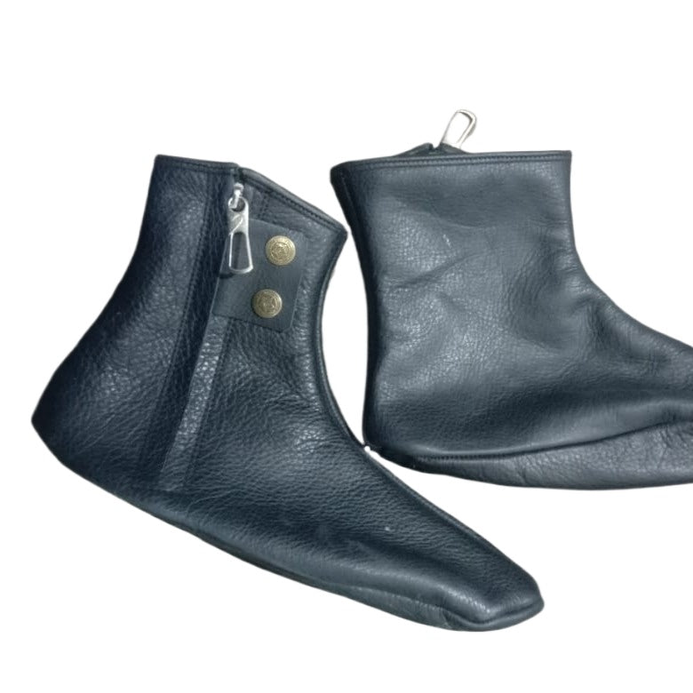 Leather socks for winter