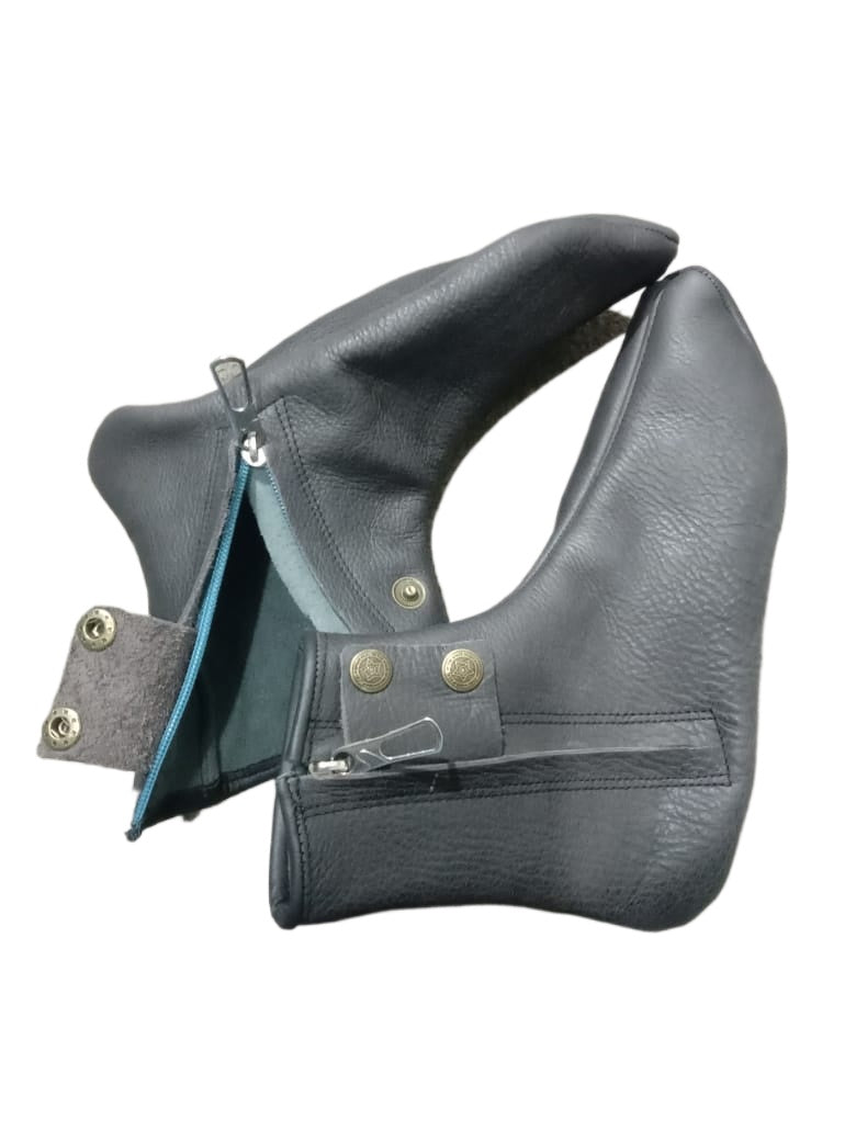 Halal Cow Leather socks, winter mozay for prayers