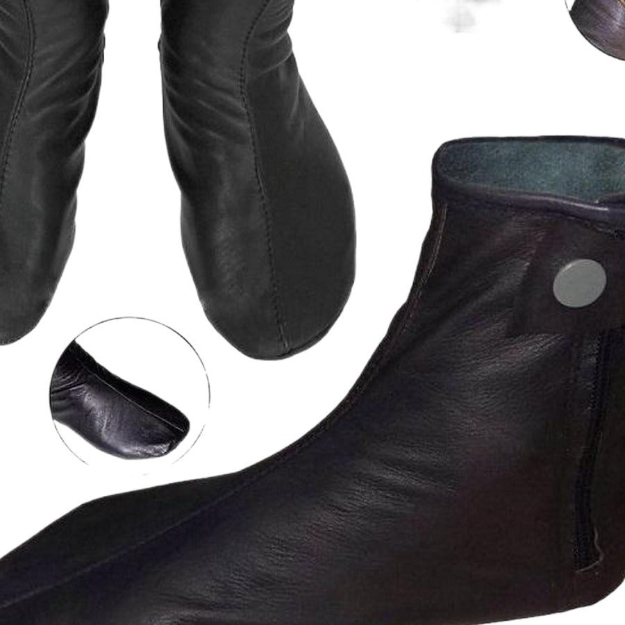 Leather socks for winter