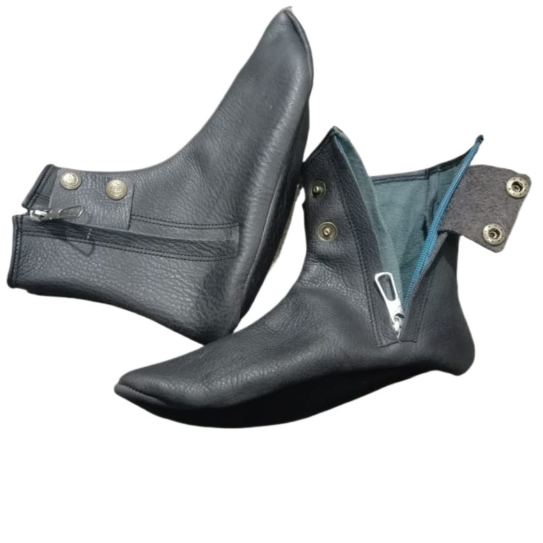 Halal Cow Leather socks, winter mozay for prayers